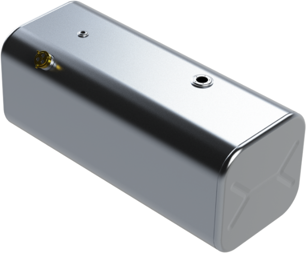 Picture of 61 Gallons 18.25"H x 18.5"W x 43.5"L - Freightliner Style - Rear Fill Milgrade