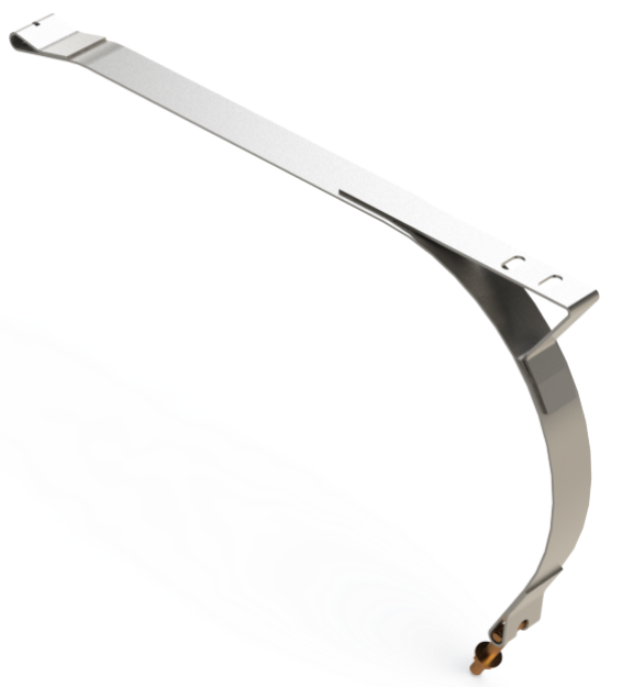 Picture of 16" D Tank Stainless Steel Strap w/ Step Mount