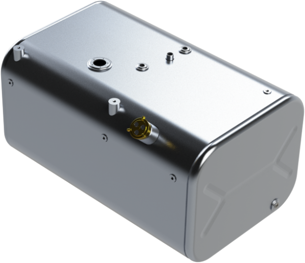 Picture of 56 Gallons 18.25"H x 22"W x 33.25"L - Ford Style- Rear Fill Milgrade