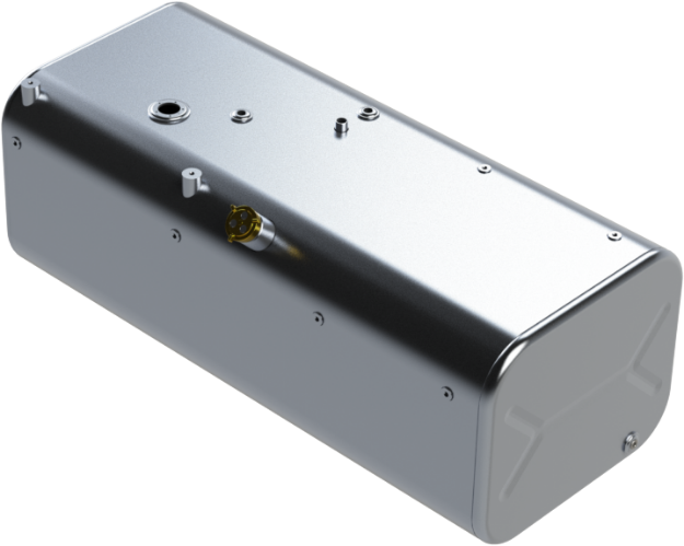 Picture of 82 Gallons 18.25"H x 22"W x 49.19"L - Ford Style - Center Fill Milgrade