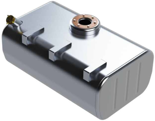 Picture of 54 Gallons 15"H x 24"W x 37"L - GMC Style - Rear Fill Milgrade