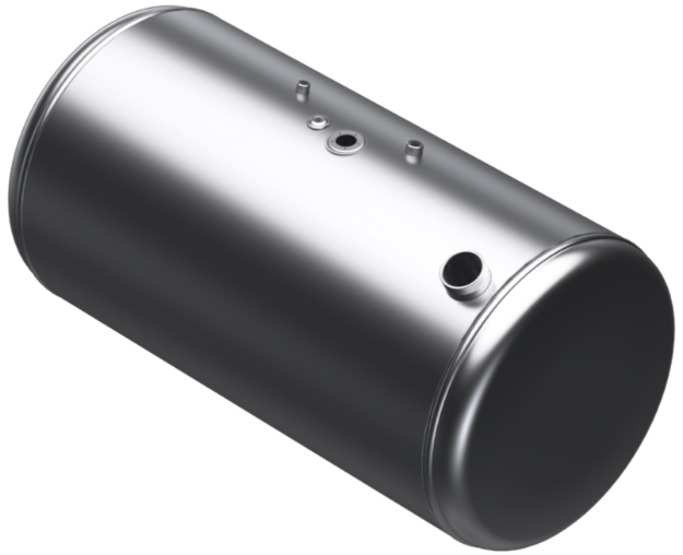 Picture of 101 Gallons 26"D x 44"L - Peterbilt Style - Rear Fill Milgrade