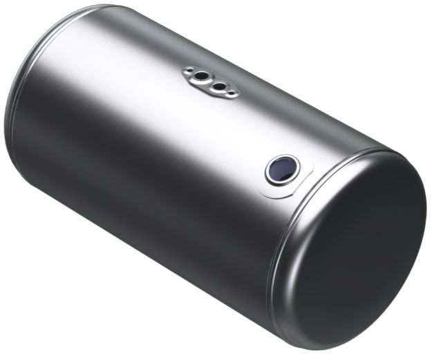 Picture of 101 Gallons 26"D x 44"L - Peterbilt Style - Rear Fill Milgrade