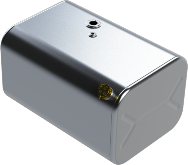 Picture of 50 Gallons 18.25"H x 22"W x 30"L - Freightliner Style Front Fill