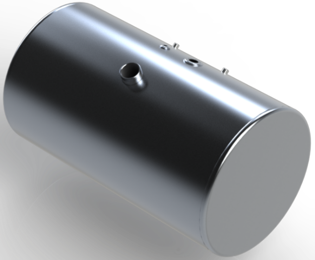 Picture of 104 Gallons 26.25"D x 44.25"L - International Style Ditch Side - Center Fill Milgrade