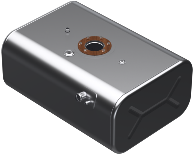 Picture of 53 Gallons 15"H x 25"W x 34.25"L - Isuzu Style- Rear Fill Milgrade