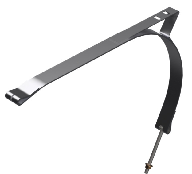 Picture of 19" D Tank Stainless Steel Strap w/ Step Mount