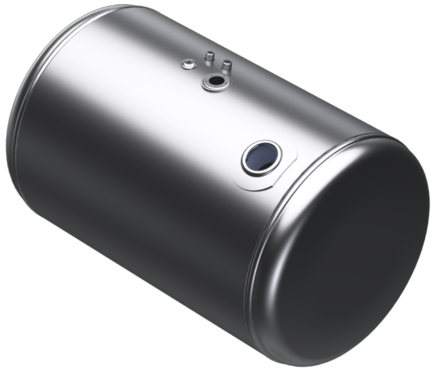 Picture of 79 Gallons 26"D x 34.18"L - Peterbilt Style - Rear Fill Milgrade