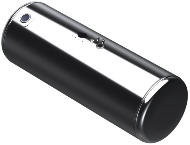 Picture of 154 Gallons 26"D x 67"L - Peterbilt Style - Rear Fill Polished