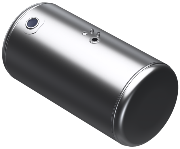 Picture of 101 Gallons 26"D x 43.75"L - Peterbilt Style - Rear Fill Milgrade