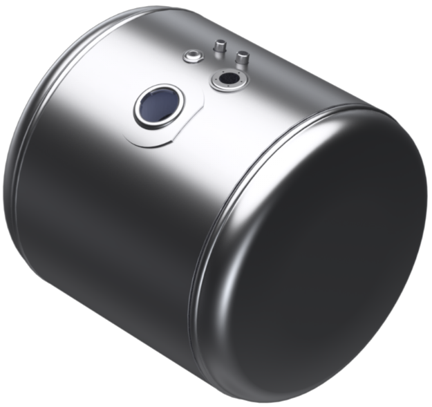 Picture of 46 Gallons 26"D x 19.87"L - Peterbilt Style - Center Fill Milgrade