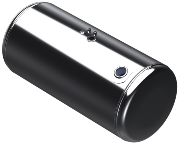 Picture of 111 Gallons 26"D x 48.37"L - Peterbilt Style - Rear Fill Polished