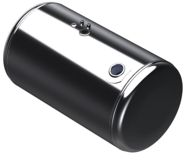 Picture of 89 Gallons 26"D x 38.87"L - Peterbilt Style - Rear Fill Polished