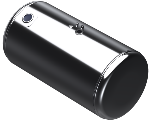 Picture of 101 Gallons 26"D x 43.75"L - Peterbilt Style - Rear Fill Polished