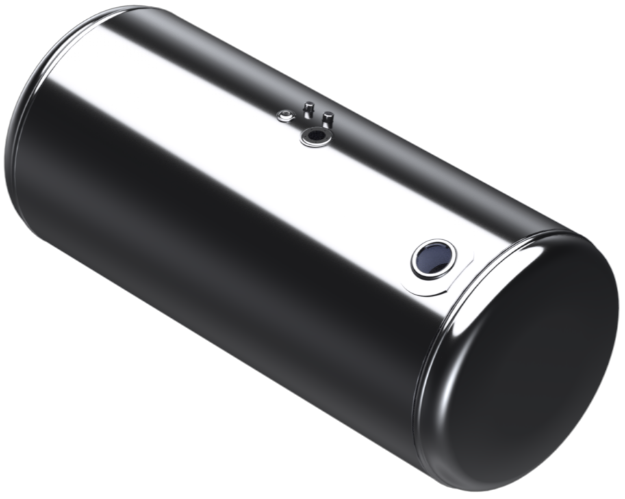 Picture of 122 Gallons 26"D x 53.18"L - Peterbilt Style - Rear Fill Polished