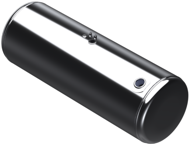 Picture of 154 Gallons 26"D x 67"L - Peterbilt Style - Rear Fill Polished