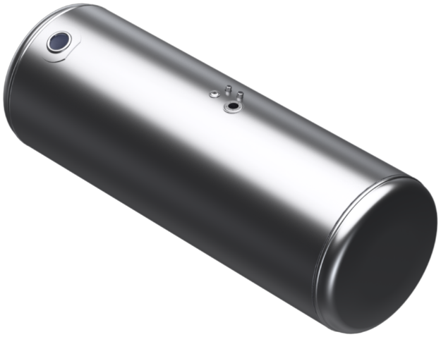 Picture of 154 Gallons 26"D x 67"L - Peterbilt Style - Rear Fill Milgrade