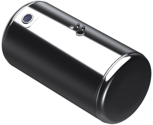 Picture of 101 Gallons 26"D x 43.75"L - Peterbilt Style - Rear Fill Polished