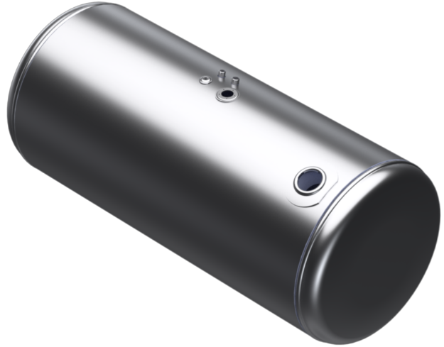 Picture of 122 Gallons 26"D x 53.18"L - Peterbilt Style - Rear Fill Milgrade