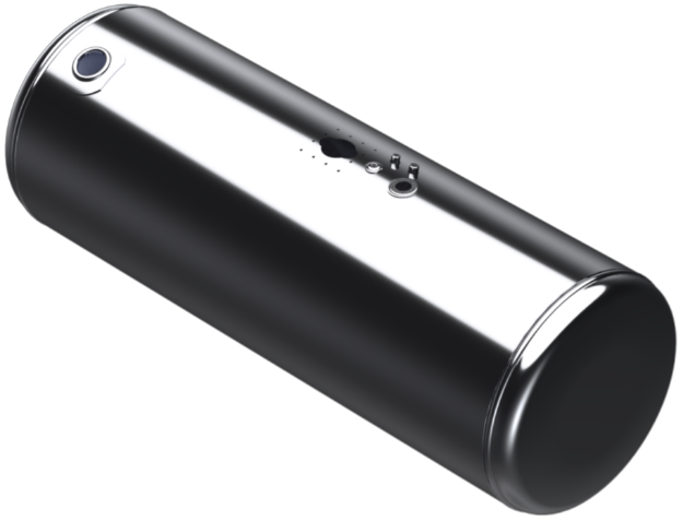 Picture of 154 Gallons 26"D x 67"L - Peterbilt Style - Rear Fill Polished