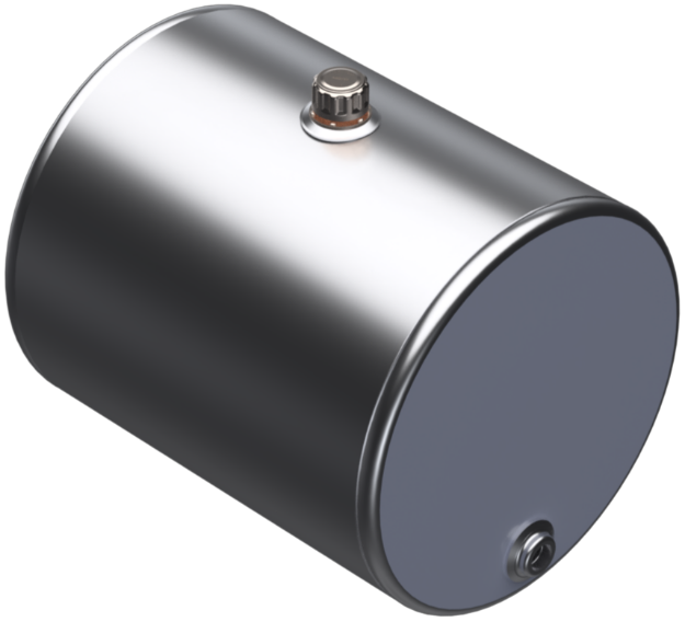 Picture of 51 Gallons 24"D x 26"L - Hydraulic Style Center Fill Milgrade 