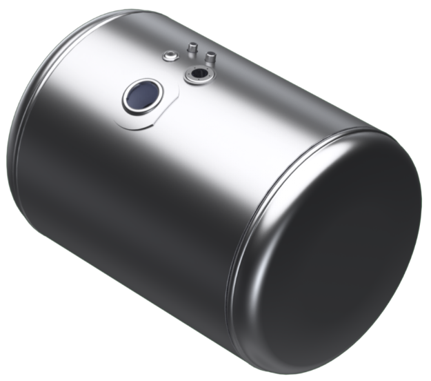 Picture of 68 Gallons 26"D x 29.37"L - Peterbilt Style Rear Fill Milgrade