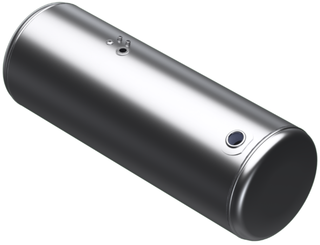 Picture of 154 Gallons 26"D x 67"L - Peterbilt Style Rear Fill Milgrade