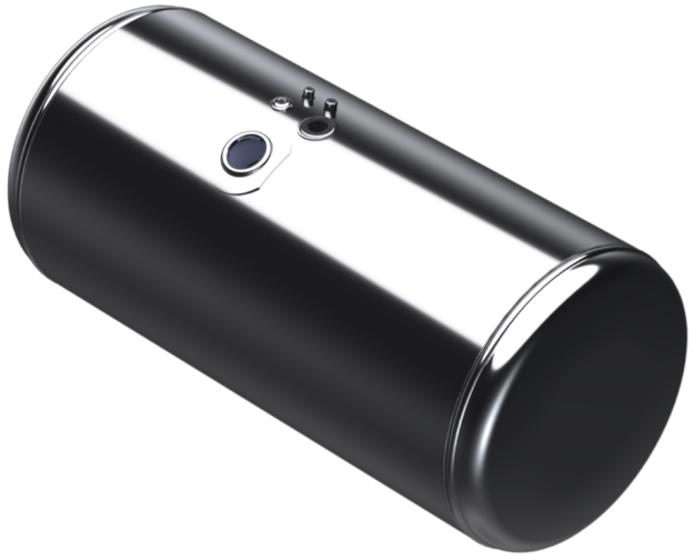 Picture of 111 Gallons 26"D x 48.37"L - Peterbilt Style Center Fill Polished