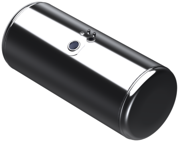 Picture of 122 Gallons 26"D x 53.18"L - Peterbilt Style Center Fill Polished