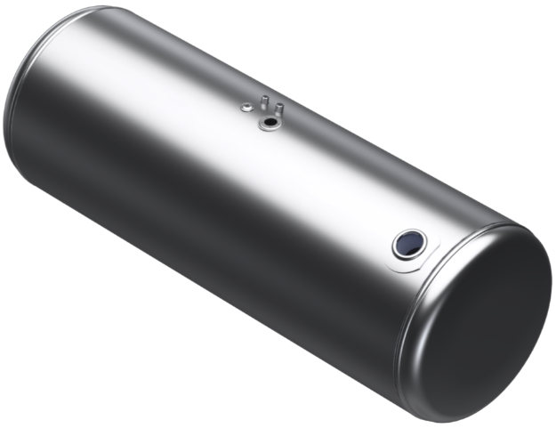 Picture of 154 Gallons 26"D x 67"L - Peterbilt Style Driver Side - Rear Fill Milgrade