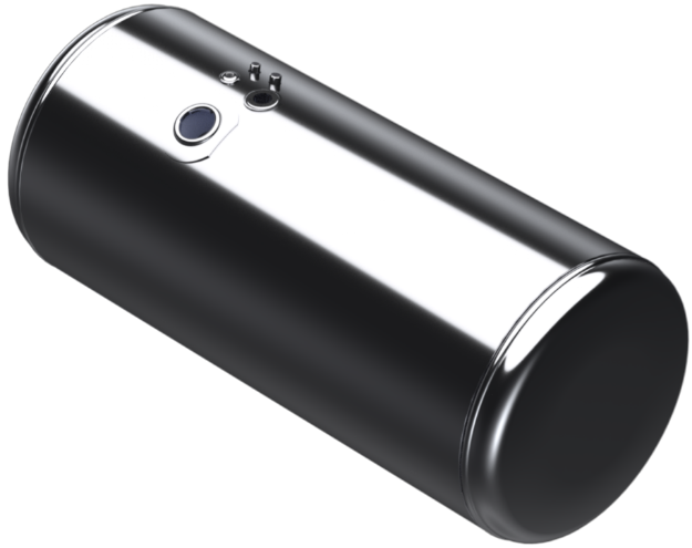 Picture of 122 Gallons 26"D x 53.18"L - Peterbilt Style Center Fill Polished