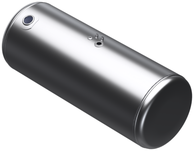 Picture of 138 Gallons 26"D x 60"L - Peterbilt Style - Rear Fill Milgrade