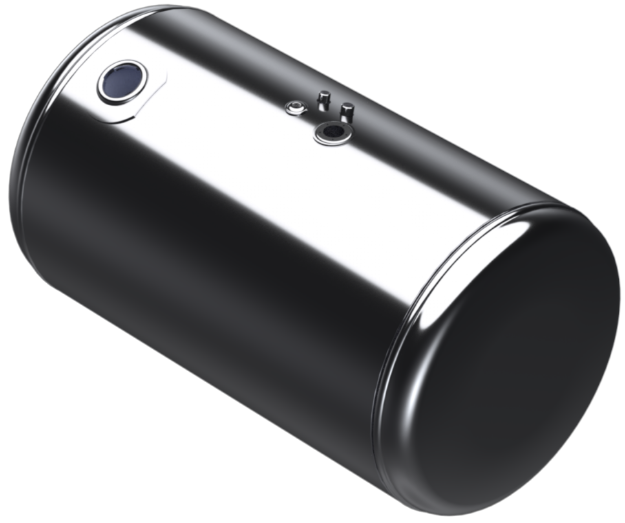 Picture of 89 Gallons 26"D x 38.87"L - Peterbilt Style Rear Fill Polished