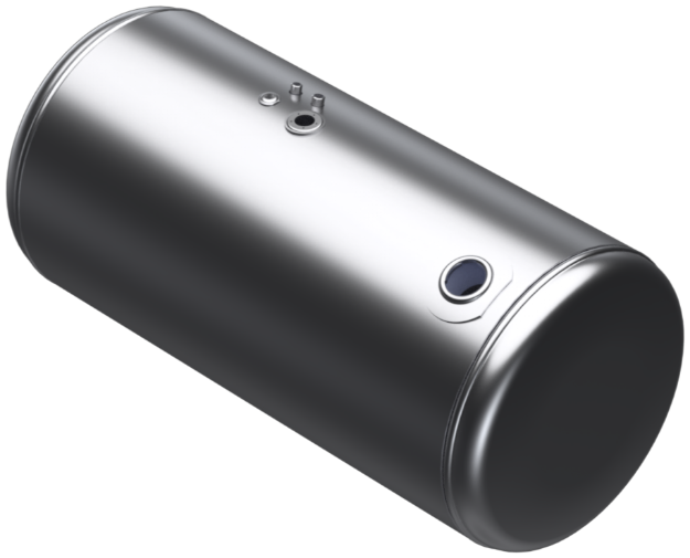 Picture of 111 Gallons 26"D x 48.37"L - Peterbilt Style Rear Fill Milgrade