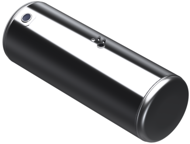 Picture of 154 Gallons 26"D x 67"L - Peterbilt Style Rear Fill Polished