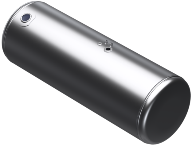 Picture of 154 Gallons 26"D x 67"L - Peterbilt Style Rear Fill Milgrade