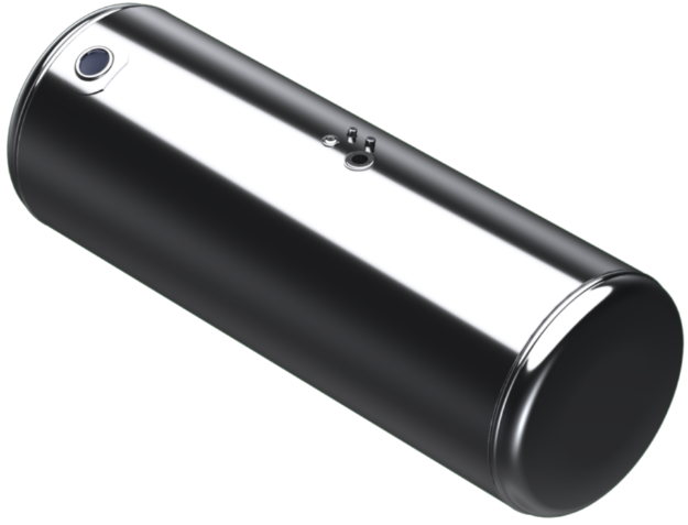 Picture of 154 Gallons 26"D x 67"L - Peterbilt Style Rear Fill Polished