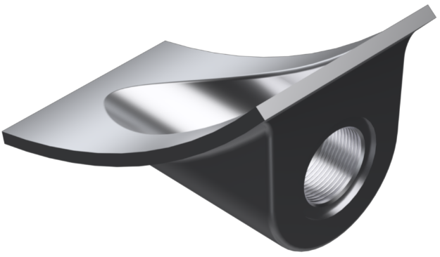 Picture of 2" NPTF Cast Aluminum Casting