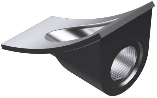 Picture of 1/2" NPTF CAST ALUMINUM CASTING