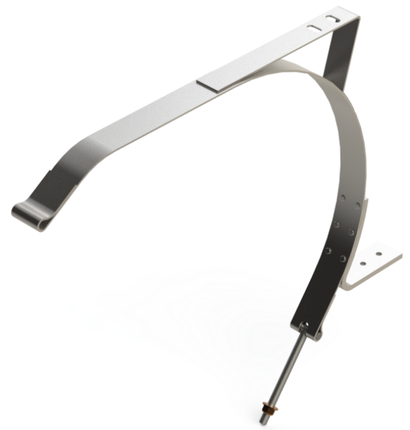 Picture of 6" T-BOLT TO LOOP 43-3/4" STAINLESS STEEL COMBO STRAP