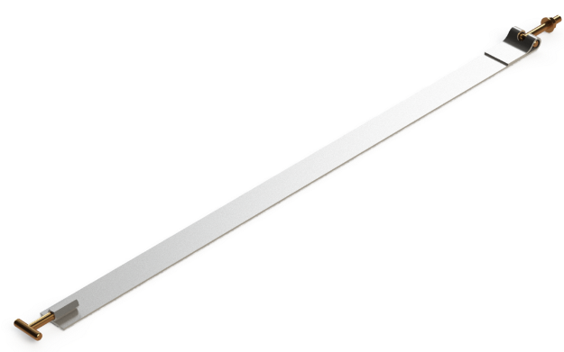 Picture of T-Bolt to Coupling Nut - T-Bolt 40 3/4" Stainless Steel Regular Strap