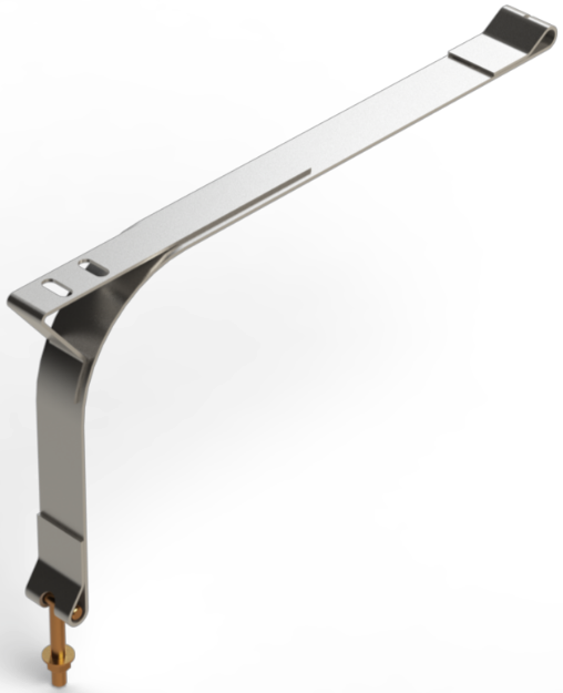 Picture of T-BOLT TO LOOP WITH SLIT 31-1/4" STAINLESS STEEL COMBO STRAP