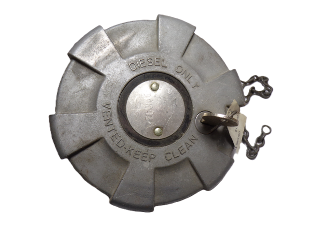 Picture of 4" Vented Locking Aluminum Fuel Cap with 8 Threads Per Inch
