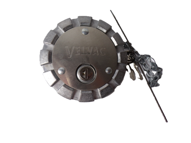 Picture of 3" Vented Locking Aluminum Fuel Cap with 8 Threads Per Inch