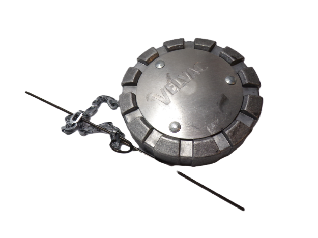 Picture of 3" Vented Non-Locking Aluminum Fuel Cap with 8 Threads Per Inch