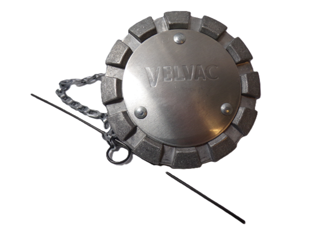 Picture of 3" Vented Non-Locking Aluminum Fuel Cap with 5.5 Threads Per Inch (Kenworth Style)