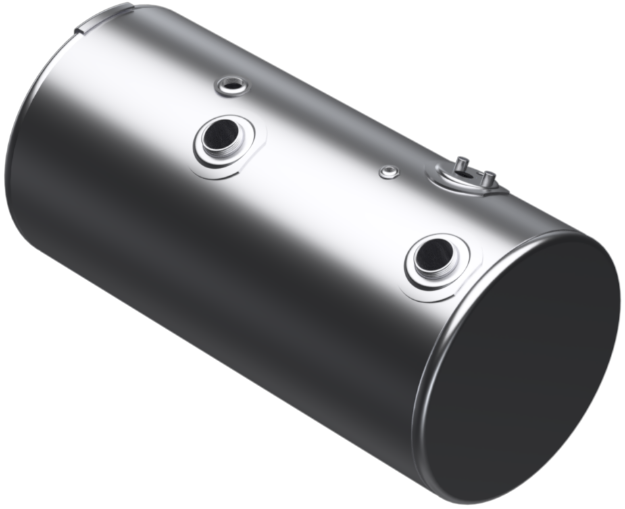 Picture of 98 Gallons 24.5"D x 48.12"L - Kenworth Style, Split