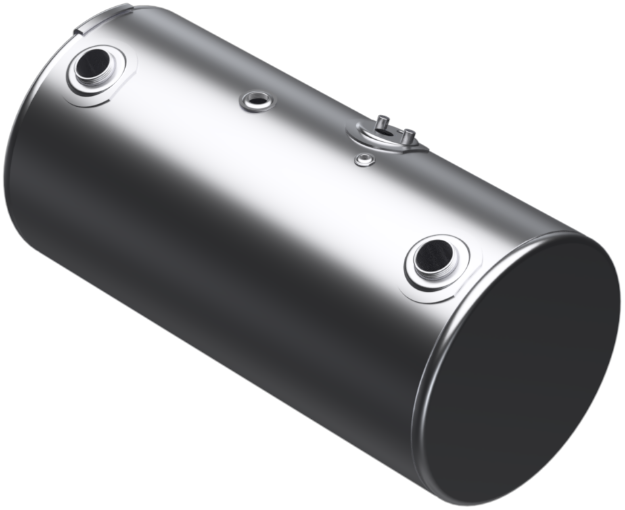 Picture of 98 Gallons 24.5"D x 48.12"L - Kenworth Style - Front Fill Milgrade, Split