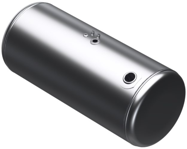 Picture of 122 Gallons 26"D x 53.18"L - Peterbilt Style - Rear Fill Milgrade