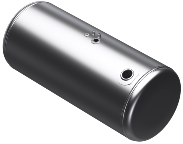 Picture of 122 Gallons 26"D x 53.18"L - Peterbilt Style - Rear Fill Milgrade